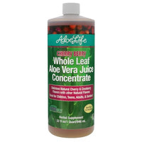 Thumbnail for Image 1 of Default Title for the product Aloe Life Whole Leaf Aloe Vera Juice Certified Organic Gluten-Free 32 oz