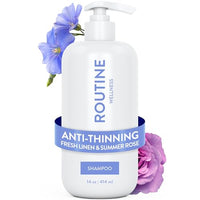 Thumbnail for Image 9 of Fresh Linen & Summer Rose for the product Routine Wellness Anti-Thinning Shampoo