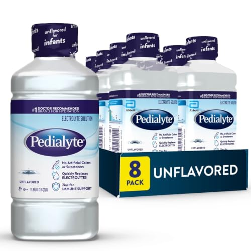Image 7 of Unflavored / 33.8 Fl Oz (Pack of 8) for the product Pedialyte Electrolyte Drink