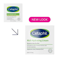 Thumbnail for Image 5 of Cetaphil Rich Hydrating Night Face Cream, Hyaluronic Acid, Dry Skin, 1.7oz