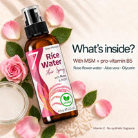 Thumbnail for Image 4 of Seven Minerals Rice Water Spray for Hair Growth - 4 fl oz