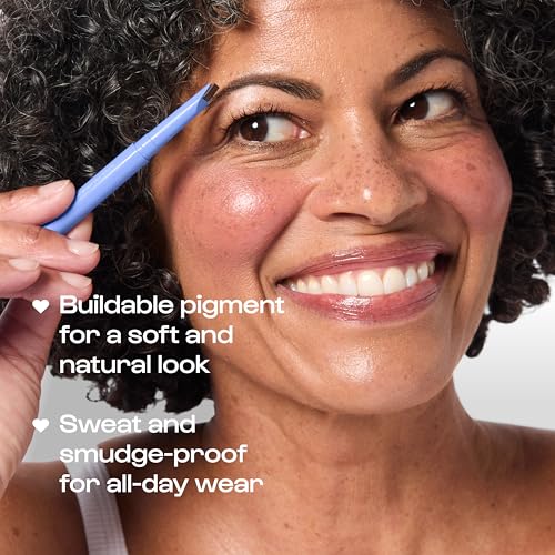 Image 3 of ALLEYOOP Swift Brow Shape + Fill Eyebrow Pencil, Sharpener, Dark Brown
