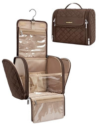 Thumbnail for Image 13 of Tan Brown / Large for the product BAGSMART Hanging Travel Toiletry Bag