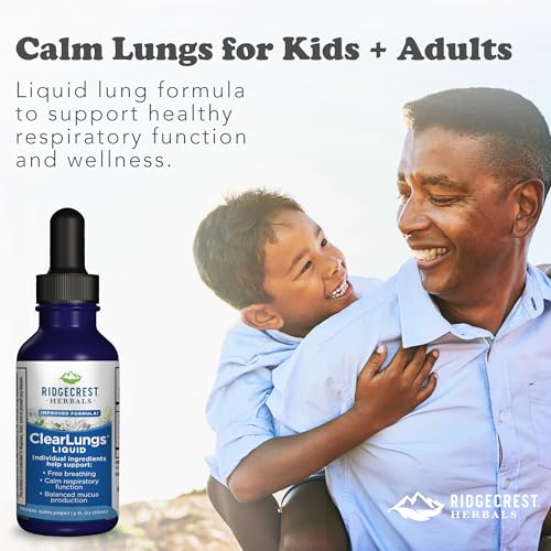 Image 6 of RidgeCrest Herbals ClearLungs Liquid Lung Support, Orange Flavor 2 fl oz