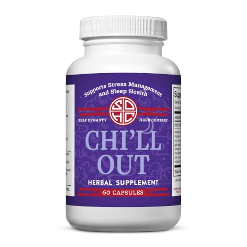 Image 1 of Default Title for the product Snap Dynasty Herbal Supplement Relaxation Support Chi'll Out, 60 Capsules
