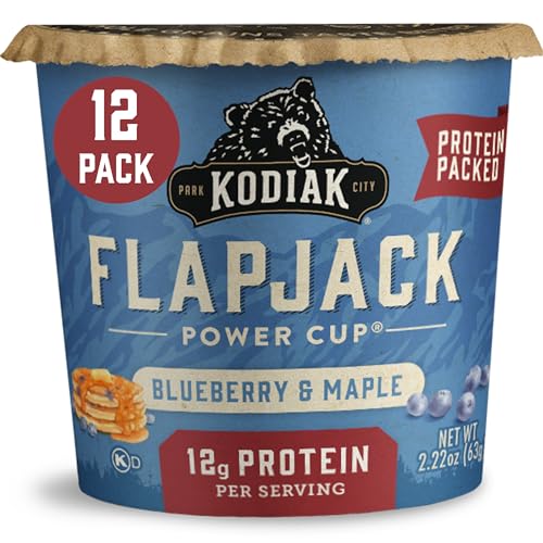 Image 1 of Default Title for the product KODIAK CAKES Pancake On the Go, Blueberry and Maple, 2.16 Ounce (Pack of 12)