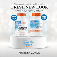 Thumbnail for Image 3 of Doctor's BEST Collagen Peptides Supplement Types 1 & 3, 180 Tablets