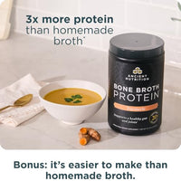 Thumbnail for Image 6 of Ancient Nutrition Grass Fed Bone Broth Protein Powder, Pure