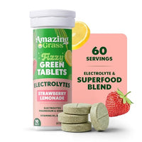Thumbnail for Image 4 of Amazing Grass Fizzy Green Hydration Tablets, Strawberry Lemonade, 60 Count