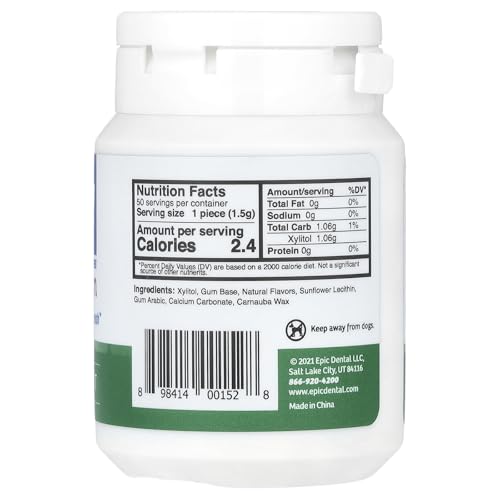 Image 2 of Epic Dental Gum Xylitol Spearmint 50 Count