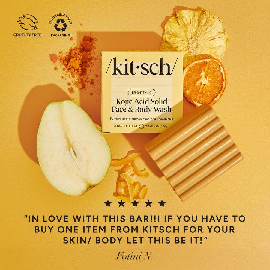 Image 5 of Kitsch Kojic Acid Soap – Turmeric Soap Bar – 4 oz