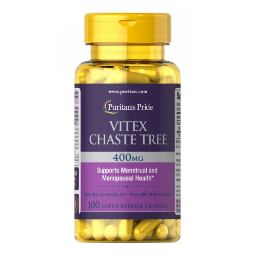 Puritan's Pride Vitex Chaste Tree 400 mg 50 Capsules