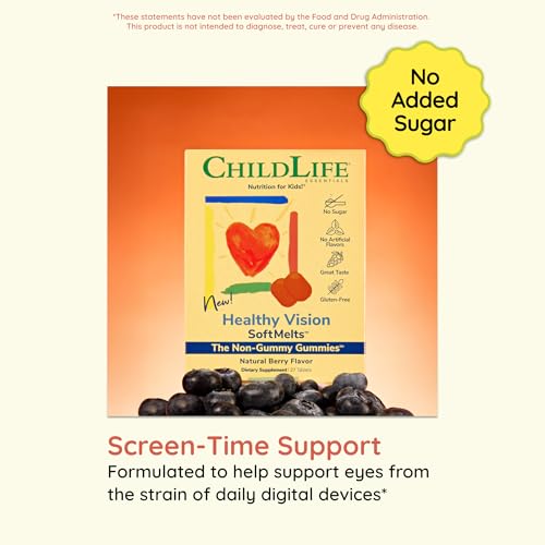 Image 5 of ChildLife Essentials Healthy Vision SoftMelts, Berry, 27 Tablets