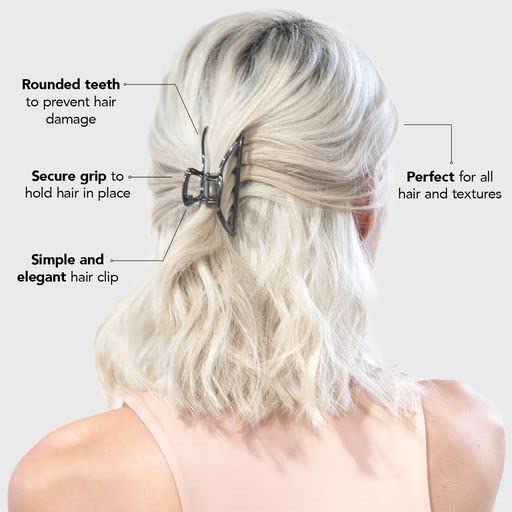 Image 4 of Kitsch Open Shape Metal Hair Clips for Women - Gold, 1 Pc