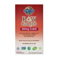 Thumbnail for Garden of Life RAW CoQ10 200 mg 60 vcaps