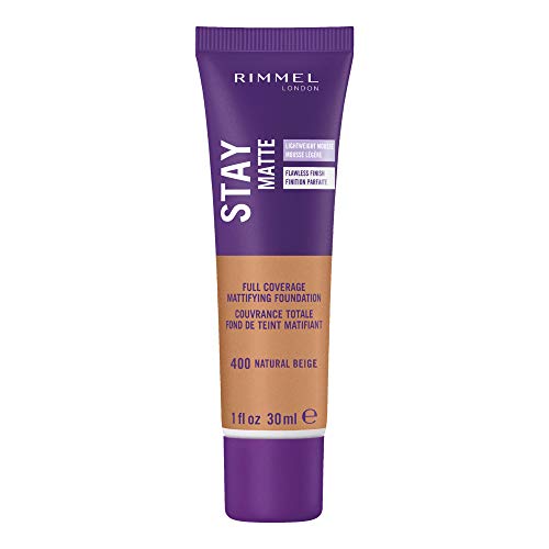 Image 10 of Natural Beige / 1 Fl Oz (Pack of 1) for the product Rimmel Stay Matte Liquid Foundation