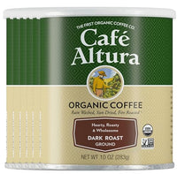 Thumbnail for Image 1 of Default Title for the product Cafe Altura Ground Organic Coffee, Dark Roast, 10 oz Can