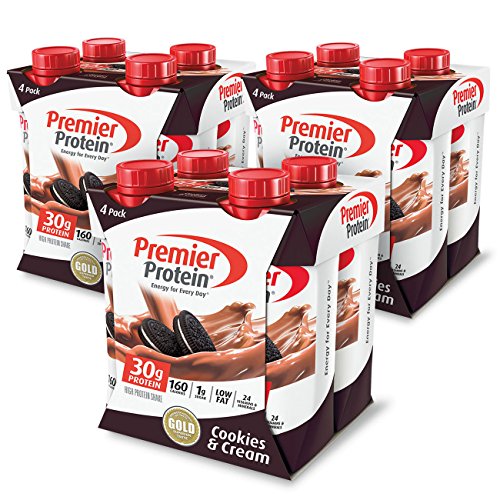 Image 1 of Default Title for the product Premier Protein Protein Shake, Cookies and Cream, 12 Count
