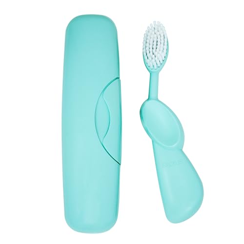 Image 7 of Mint / 1 Count (Pack of 1) / Right Handed Brush for the product RADIUS Toothbrush Original Big Brush