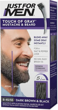 Thumbnail for Image 4 of Dark Brown-Black / 1 Count (Pack of 12) for the product Just for Men Touch of Gray Mustache & Beard