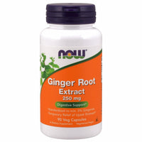 Thumbnail for Now Foods Ginger Root Extract 250 mg 90 Vcaps
