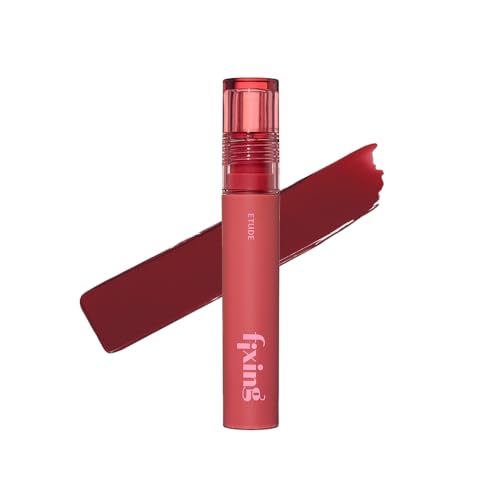 Image 13 of Fixing - Berry Red for the product ETUDE Fixing Tint Matte Liquid Lipstick