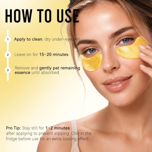 Image 6 of AILEORY 24K Gold Peptide Under Eye Patches (24 Pairs)