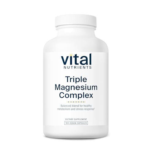 Image 2 of 180 Count (Pack of 1) for the product Vital Nutrients Triple Magnesium Complex 500mg, 90 Capsules