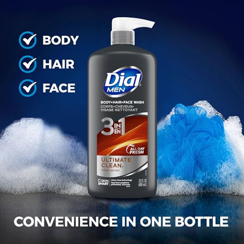 Image 19 of Dial Men 3-in-1 Body, Hair and Face Wash