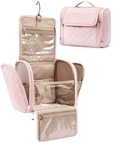Image 2 of Pink / Large for the product BAGSMART Hanging Travel Toiletry Bag