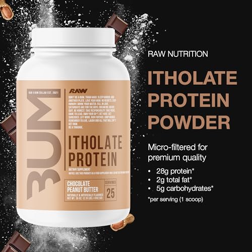Image 2 of RAW Whey Isolate Protein Powder, Chocolate Peanut Butter - 25 Servings
