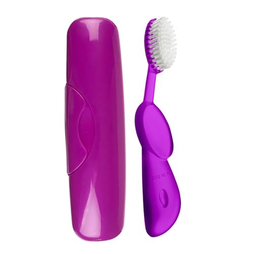 Image 1 of Purple / 1 Count (Pack of 1) / Right Handed Brush for the product RADIUS Toothbrush Original Big Brush