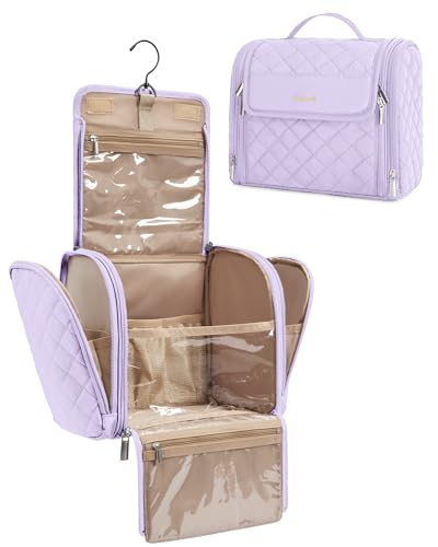 Image 9 of Lavender Purple / Large for the product BAGSMART Hanging Travel Toiletry Bag