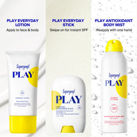Thumbnail for Supergoop! PLAY Antioxidant Body Mist w/Vitamin C - 6 fl oz - SPF 50 PA++++ Broad Spectrum Sunscreen - Body Spray - Great for Active Days