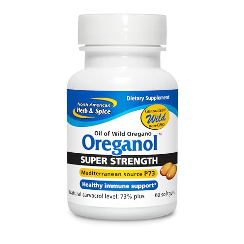 Image 2 of 60 Count (Pack of 1) for the product NORTH AMERICAN HERB & SPICE Super Strength Oreganol P73