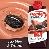 Thumbnail for Image 2 of Premier Protein High-Protein Shake, Cookies & Cream, 132 Fl. Ounce