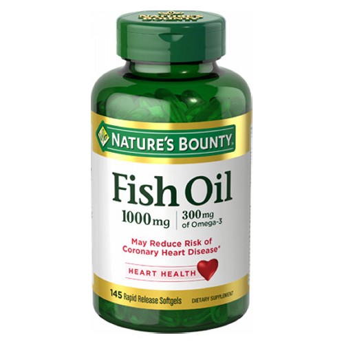 Nature's Bounty Fish Oil 1000 Mg 145 Count