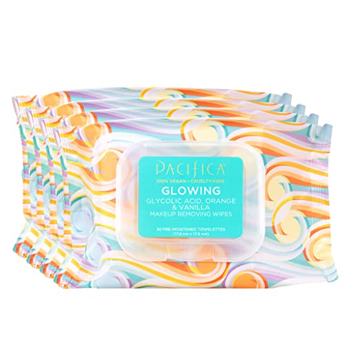 Image 1 of 120 Count (Pack of 4) for the product Pacifica Vegan Face Cleansing Wipes