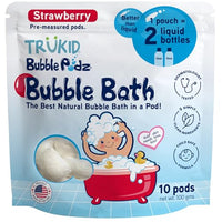 Thumbnail for Image 2 of Strawberry / 10 Count (Pack of 1) for the product TruKid Bubble Podz Bubble Bath for Kids, Toddlers, & Babies