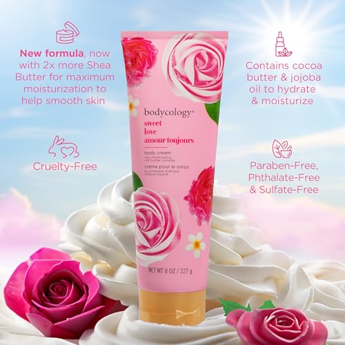 Image 5 of Bodycology Shea Butter Body Cream, Sweet Love, 8 oz (Pack of 2)