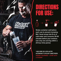 Thumbnail for Image 9 of Nutrex Research Outrage Ultra HIGH STIM Pre-Workout Powder for Men