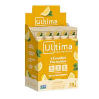 Thumbnail for Image 1 of Default Title for the product Ultima Replenisher New Formula Lemonade (20 Count Stickpacks) Net WT. 2.5 OZ