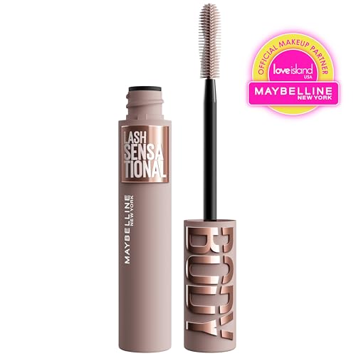 Image 2 of MAYBELLINE Lash Sensational Body Washable Mascara, Volume and Length Formula for 24HR Lash Lift, Smudge and Clump-Resistant, Brownish Black