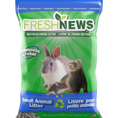 Fresh News Small Animal Litter 20 L,Gray by Fresh News