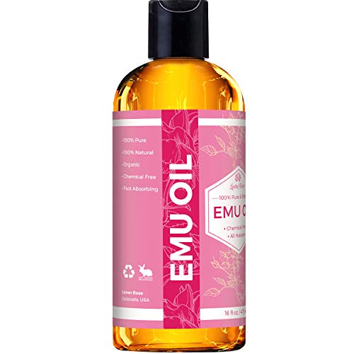 Image 6 of Leven Rose Emu Oil 100% Pure Natural Scar Minimizer Anti Aging Skin Moisturizer 16 oz