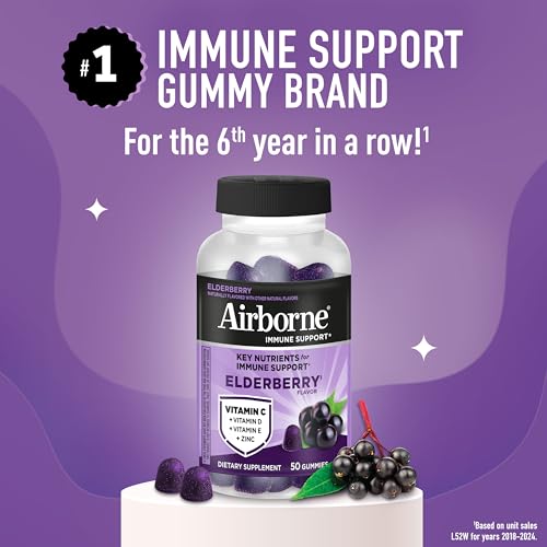 Image 4 of Airborne Elderberry Immune Support Gummies