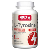 Thumbnail for Jarrow Formulas L-Tyrosine 500 mg 100 Caps