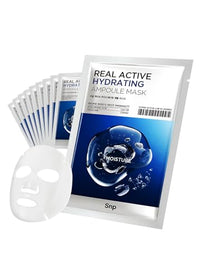 Thumbnail for Image 1 of Default Title for the product SNP Real Active Hydrating Ampoule Sheet Mask 10 Sheets