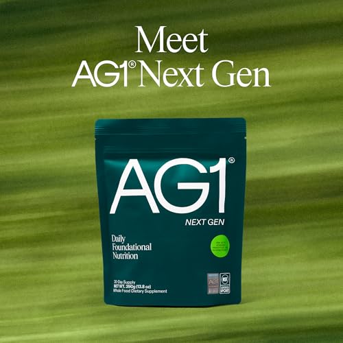 Image 6 of AG1 Next Gen Greens Powder Superfood, Multivitamin & Probiotic, Family Kit