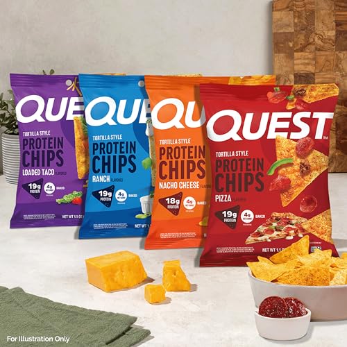 Image 6 of Quest Nutrition Tortilla Style Protein Chips, Salty Snack Variety Pack, 1.1 oz (Pack of 8)